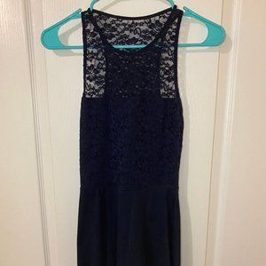 Small Hollister Navy Dress